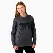 Soccer Long Sleeve Performance Tee - Spot The Soccer Dog