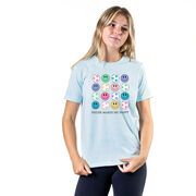 Soccer Short Sleeve T-Shirt - Soccer Makes Me Happy