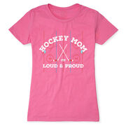 Hockey Women's Everyday Tee - Loud and Proud Hockey Mom