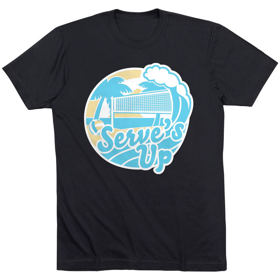 Volleyball Short Sleeve T-Shirt - Serve's Up