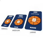 Basketball Bag/Luggage Tag - Basketball Team Ball