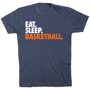 Basketball T-Shirt Short Sleeve Eat. Sleep. Basketball.