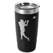 Football 20 oz. Double Insulated Tumbler - Receiver