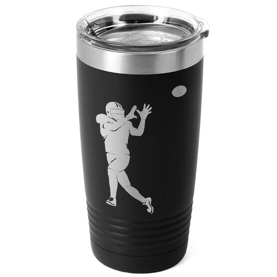 Football 20 oz. Double Insulated Tumbler - Receiver