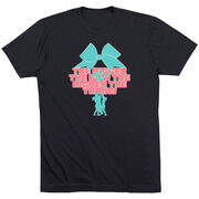 Cheerleading Short Sleeve T-Shirt - The Bigger the Bow