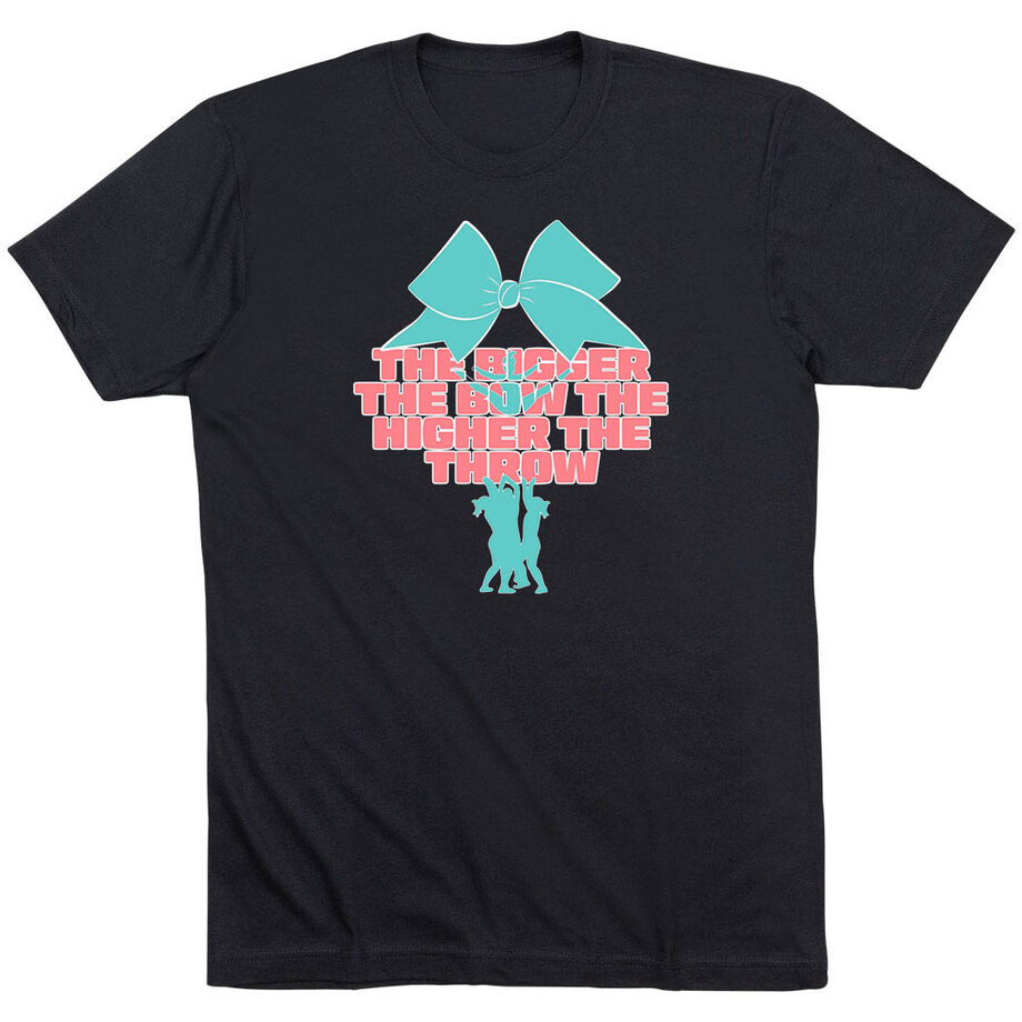 Cheerleading Short Sleeve T-Shirt - The Bigger the Bow