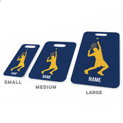 Tennis Bag/Luggage Tag - Personalized Guy Tennis Player