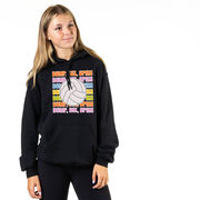 Volleyball Hooded Sweatshirt - Bump, Set, Spike