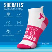Socrates® Woven Performance Socks Stronger than Ever (Pink)