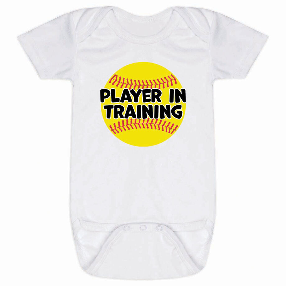 Softball Baby One-Piece - Player In Training