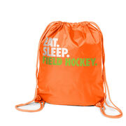 Field Hockey Drawstring Backpack Eat. Sleep. Field Hockey.