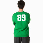 Hockey Crewneck Sweatshirt - Have An Ice Day Smile Face