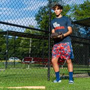 Baseball Beckett&trade; Shorts - Patriotic Digital Camo