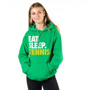 Tennis Hooded Sweatshirt - Eat. Sleep. Tennis.