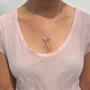 Sterling Silver Rowers' Oars Necklace