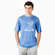 Baseball Short Sleeve Performance Tee - Baseball Player