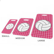 Volleyball Bag/Luggage Tag - Volleyball with Net Pattern