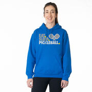 Pickleball Hooded Sweatshirt - Eat. Sleep. Pickleball