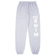 Swimming Fleece Sweatpants - Eat Sleep Swim