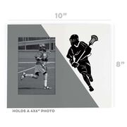 Guys Lacrosse Photo Frame - Lacrosse Player