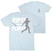 Baseball Short Sleeve T-Shirt - Rip It Flip It (Back Design)