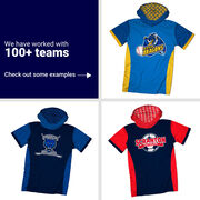 Custom Team Lightweight Short Sleeve ShieldDri Hoodie