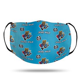 Seams Wild Football Face Mask - Spotz (Pattern)