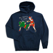 Guys Lacrosse Hooded Sweatshirt - Checking It Twice Lacrosse