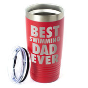 Swimming 20 oz. Double Insulated Tumbler - Best Dad Ever