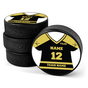 Personalized Hockey Jersey Hockey Puck