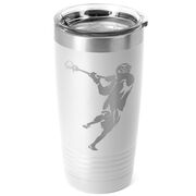 Guys Lacrosse 20 oz. Double Insulated Tumbler - Player Silhouette