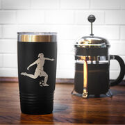 Soccer 20 oz. Double Insulated Tumbler - Female Silhouette