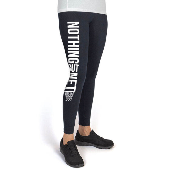 Basketball High Print Leggings Nothing But Net Chalktalksports