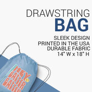 Softball Drawstring Backpack - Hey Batter Batter