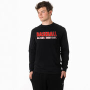 Baseball Tshirt Long Sleeve - Baseball All Day Everyday