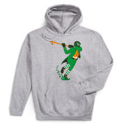 Guys Lacrosse Hooded Sweatshirt - Lacrosse Leprechaun