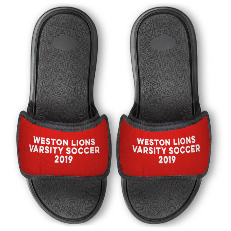 Personalized Repwell&reg; Slide Sandals - Your Text