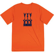 Cheerleading Short Sleeve Performance Tee - We Rise By Lifting Others