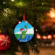 Pickleball Ceramic Ornament - Big Dill