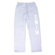 Swimming Fleece Sweatpants - Swim [Adult Small/Gray] - SS