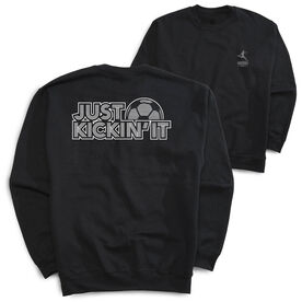 Soccer Crewneck Sweatshirt - Just Kickin' It (Back Design)