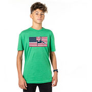 Soccer Short Sleeve T-Shirt - Patriotic Soccer