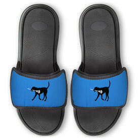 Guys Lacrosse Repwell&reg; Slide Sandals - Max the Lax Dog