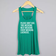 Lacrosse Flowy Racerback Tank Top - All Weekend Lacrosse