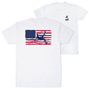 Soccer Short Sleeve T-Shirt - Guys Soccer Land That We Love (Back Design)