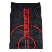 Wrestling Beckett&trade; Shorts - Eat Sleep Wrestle