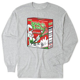 Guys Lacrosse Tshirt Long Sleeve - Stick Tricks