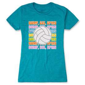 Volleyball Women's Everyday Tee - Bump, Set, Spike