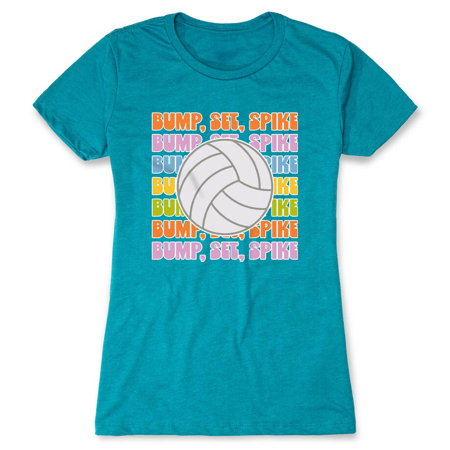 Volleyball Women's Everyday Tee - Bump, Set, Spike