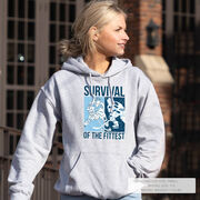 Hockey Hooded Sweatshirt - Survival of the Fittest